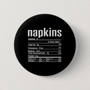 Erntedank Weihnachten Napkins Ernährung Fakt Button