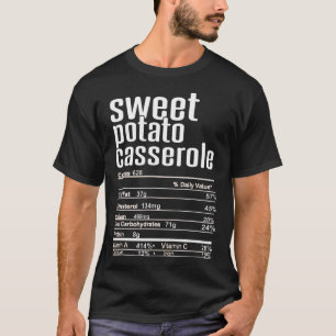 Erntedank Weihnachten Süßkartoffel Cerole Nutriti T-Shirt