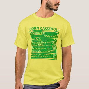 Erntedank Weihnachten Weihnachtsmais Casserole Nut T-Shirt