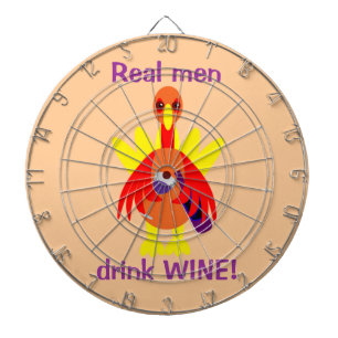 Erntedank-Weinkonsum die Türkei Dartscheibe