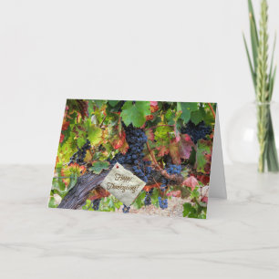 Erntedank Weinkultur und Erde Weinberg Karte