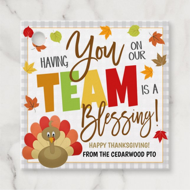 Erntedank-Wertmarke Geschenkanhänger (Vorderseite)