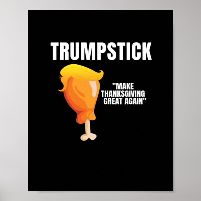 Erntedank wieder großartig machen Funny Donald Tru Poster (Vorne)