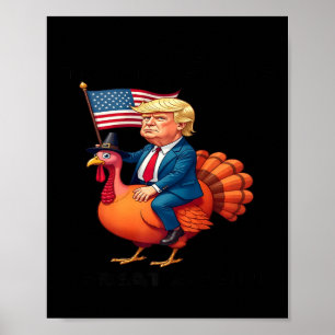 Erntedank wieder großartig machen - Trump fährt üb Poster