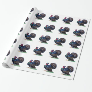 Erntedank-Wrap-Papier Vintage Truthahn Geschenkpapier