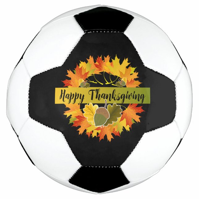 Erntedank Wreath Soccer Ball (Vorderseite)