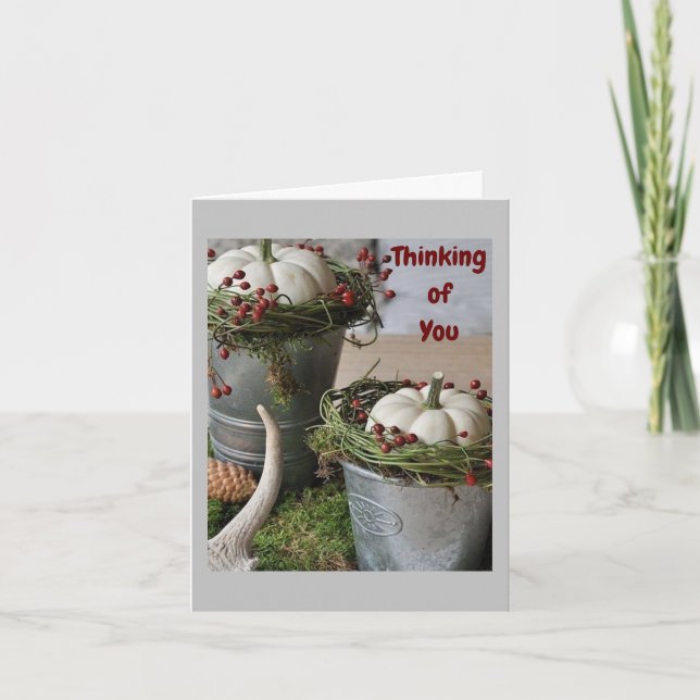 ERNTEDANK WÜNSCHT IHREN WEG KARTE (Vorderseite)