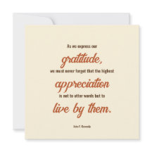 Erntedank Zitat von John F. Kennedy