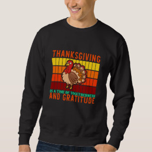 Erntedank Zusammengehörigkeit und Dankbarkeit Sweatshirt