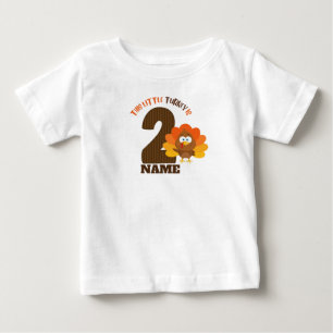 Erntedank zweites Geburtstag Shirt kleine Pute