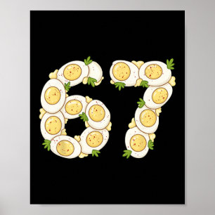 Erntedankfest 67 Gefüllte Eier Lustig Sechs Sieben Poster