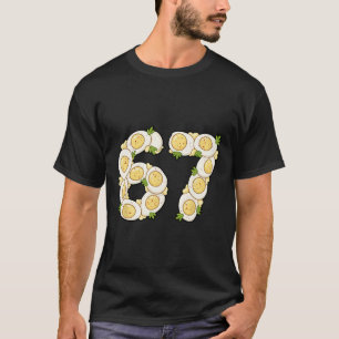 Erntedankfest 67 Gefüllte Eier Lustig Sechs Sieben T-Shirt