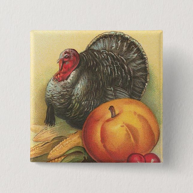 Erntedankfest Button (Vorderseite)
