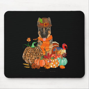 Erntedankfest Deutsche Schäferhunde Mit Truthahn H Mousepad