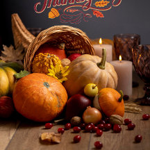 Erntedankfest-Einladung – Thanksgiving-Einladung