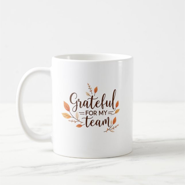 Erntedankfest für mein Team Kaffeetasse (Links)