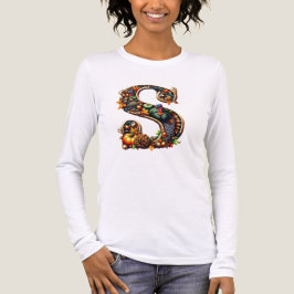 Erntedankfest-Geschenk im Stil des Buchstabens S Tri-Blend Shirt