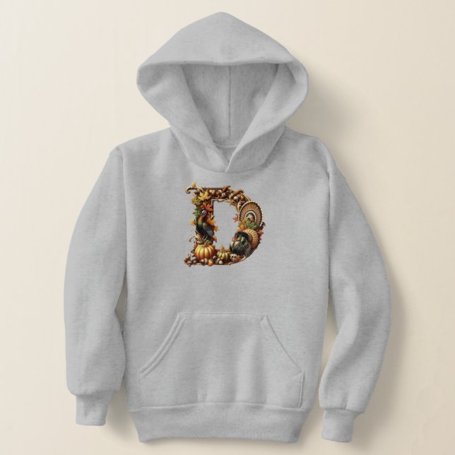 Erntedankfest-Geschenk mit Buchstabe D Hoodie (Ablage )