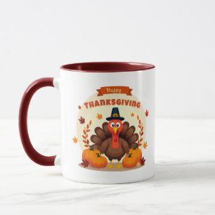 Erntedankfest großes Huhn Tasse