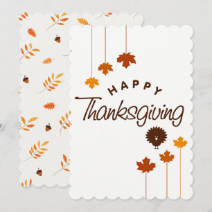 Erntedankfest-Grußkarte Feiertagskarte