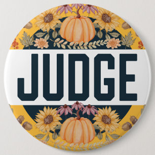 Erntedankfest Herbst Halloween Wettbewerb Richter Button