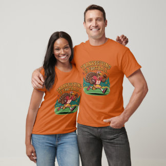 Erntedankfest ist Football T-Shirt – Feiertags-Spo
