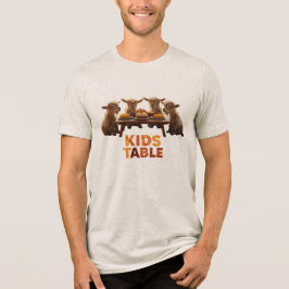 Erntedankfest: Kindertisch Tri-Blend Shirt