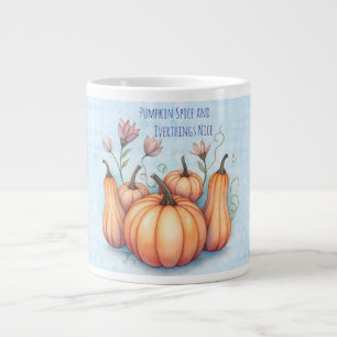 Erntedankfest, Kürbisgewürz und alles Schöne Jumbo-Tasse