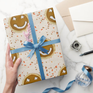 Erntedankfest Kürbiskuchen Geschenkpapier