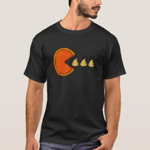 Erntedankfest Kürbiskuchen Jagd Sahne Spiel Auf Th T-Shirt