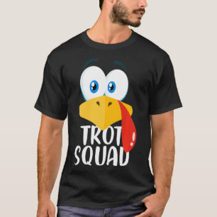 Erntedankfest Laufender Truthahn-Trott-Trupp T-Shirt