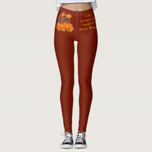 Erntedankfest, Lustiger Truthahn, Moderne Trend Le Leggings