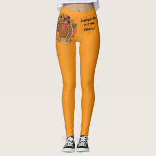 Erntedankfest, Lustiger Truthahnkoch, Gurgeln, Mod Leggings