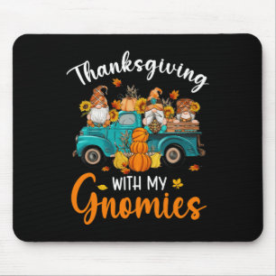 Erntedankfest mit meinen Gnomies Gnome Freunden Gl Mousepad