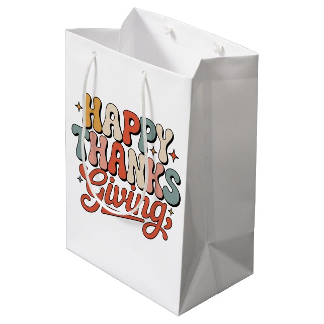 ERNTEDANKFEST MITTLERE GESCHENKTÜTE (Rückseite Schrägansicht)