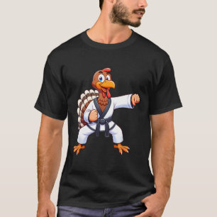 Erntedankfest MMA Kickboxen Judo Karate Truthahn K T-Shirt