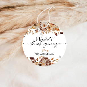 Erntedankfest-Ornament mit Herbstlaub Keramik Ornament