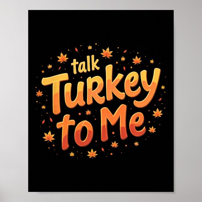 Erntedankfest Rede Puter Zu Mir Pumpkin  Poster (Vorne)