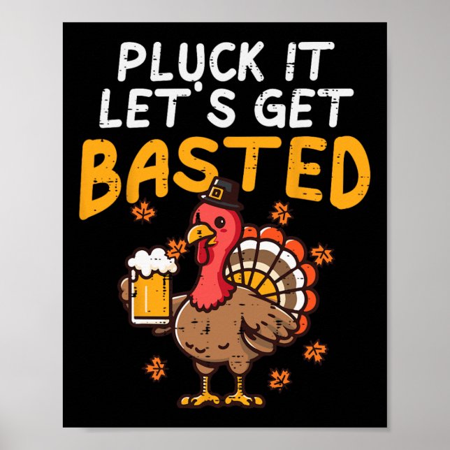 Erntedankfest Rupf es Lasst uns Bysted machen Lust Poster (Vorne)