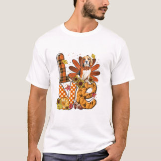 Erntedankfest Süßer Beagle T-Shirt