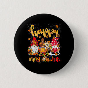 Erntedankfest Süßes Gurgel Gurgel Truthahn Pilger Button