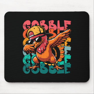 Erntedankfest Truthahn Dab Gobble Lustiger Kleinki Mousepad