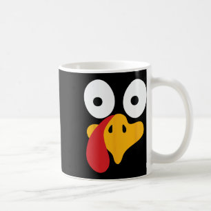 Erntedankfest Truthahn-Gesichtskostüm Kaffeetasse