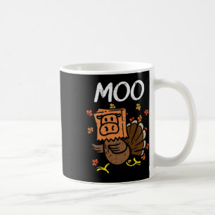 Erntedankfest Truthahn Moo Kuh Kopf Lustiger Herbs Kaffeetasse