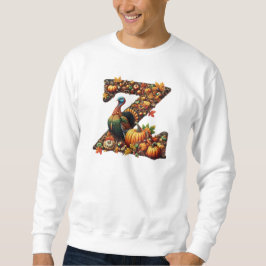 Erntedankfest Truthahn Stil Sweatshirt