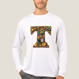 Erntedankfest Truthahn Stil Tri-Blend Shirt