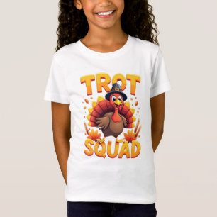 Erntedankfest Truthahn-Trott-Mannschaft Lustiges T T-Shirt