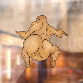 Erntedankfest-Twerkey-Fensteraufkleber Fensteraufkleber