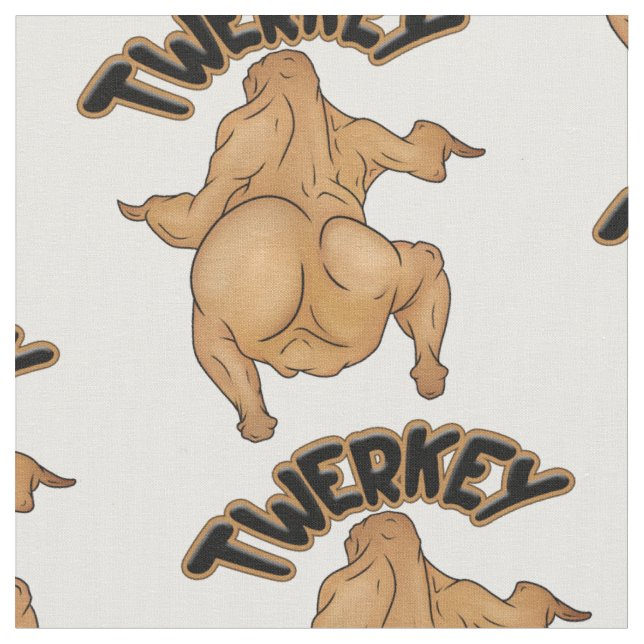 Erntedankfest-Twerkey-Stoff Stoff (Nahaufnahme)
