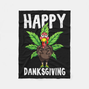 Erntedankfest Unkraut Frohes Danksgiving Truthahn  Fleecedecke